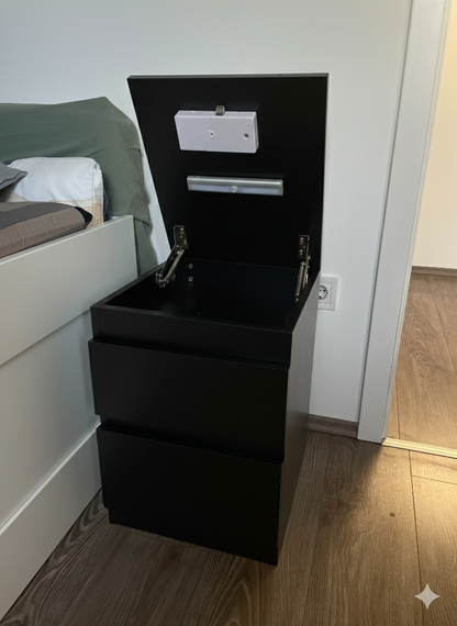 Hidden Compartment Nightstand